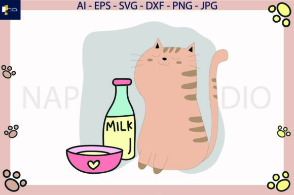 Cat Cute and Milk Svg Review for Embroidery Projects