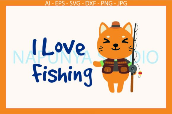 Cat I Love Fishing SVG Review
