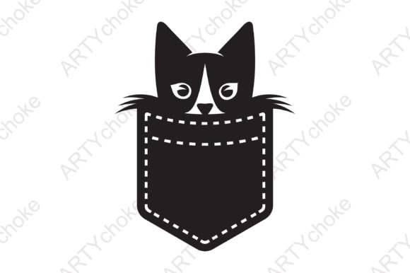 Cat in Pocket SVG File for Cricut Review