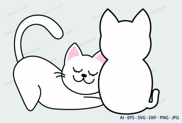 Cat Love White Svg Review