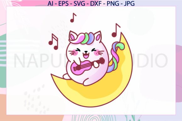 Cat Moon Music Unicorn Svg Review