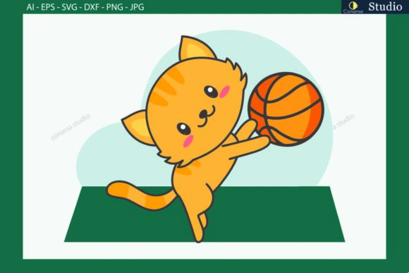 Cat Playing Basketball SVG Review