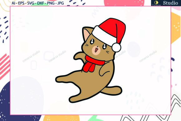 Christmas Cat Hat and Scarf Svg Eps Review