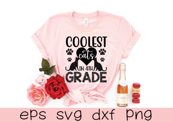 Coolest Cat in 4th Grade SVG Design Review