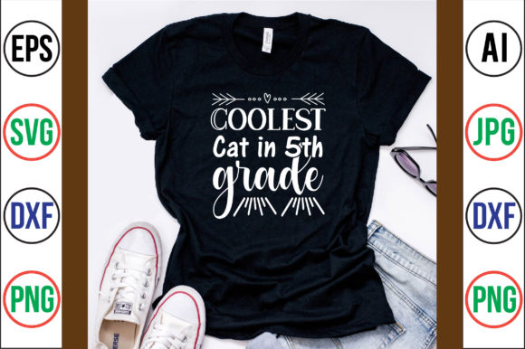 Coolest Cat in 5th Grade SVG Review
