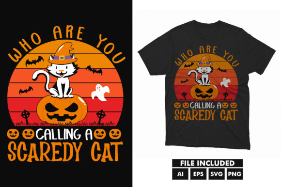 Halloween Cat Pumpkins T-shirt SVG File Review