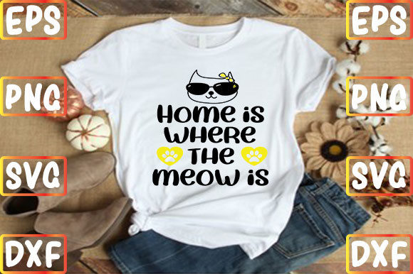 Home is Where the Meow Is: A Designer's Take on This Cat Text Embroidery
