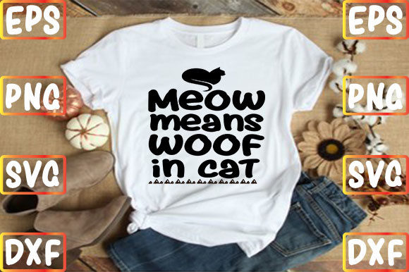 Meow Means ‘woof in Cat Embroidery Design Review