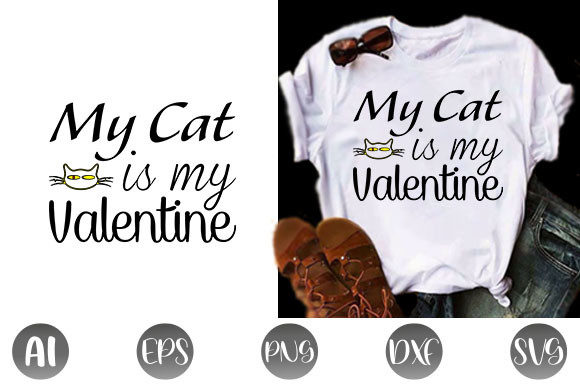 My Cat is My Valentine Svg Design Review