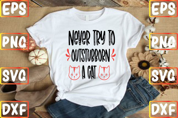Never Try to Outstubborn a Cat Embroidery Design Review