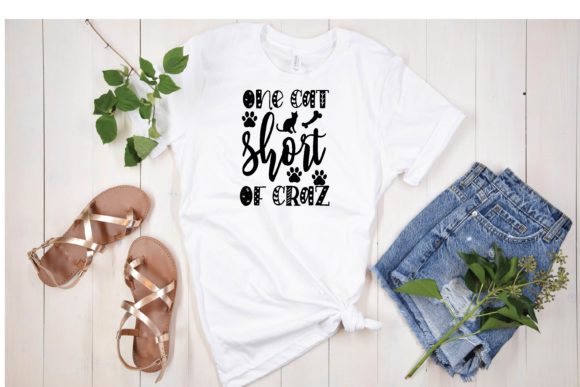 One Cat Short of Crazy Svg Design Review