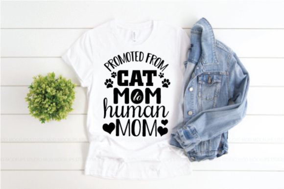 Promoted from Cat Mom Human Mom SVG Review