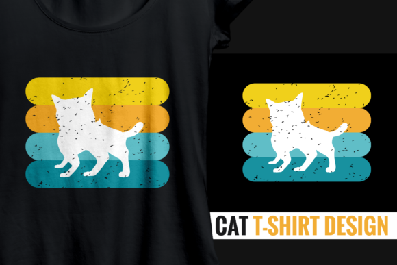 Retro Cat T-shirt Design SVG Review