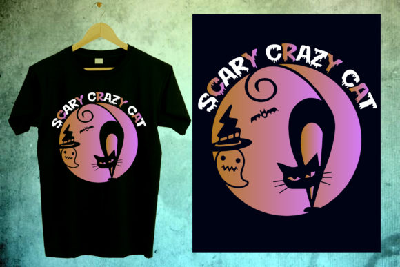 Scary Crazy Cat Halloween T-Shirt SVG Review