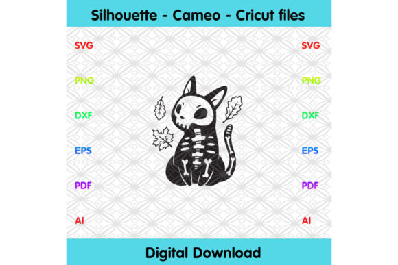 Skull Cat Halloween SVG Review for Embroidery Projects